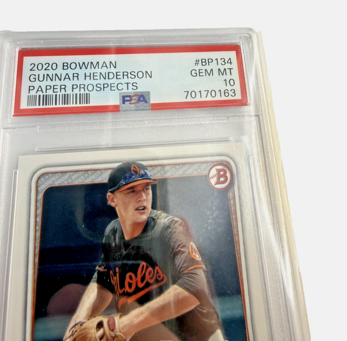 2020 Bowman Gunnar Henderson Paper Prospects #BP134 GEM MT 10