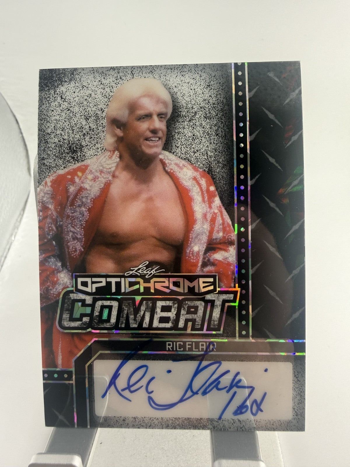 2025 Leaf Ric Flar #OC-RF1 Auto 1/1 with "16X" Little Dent bottom right corner