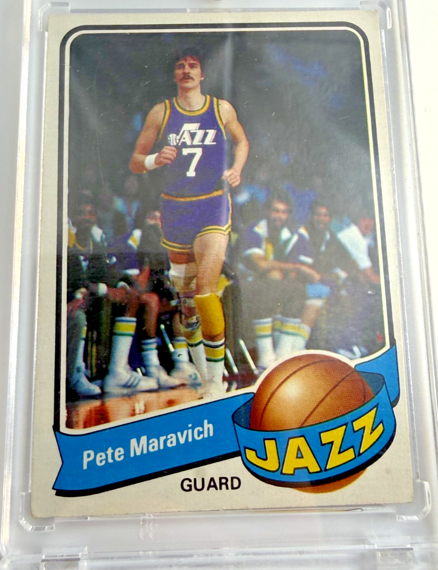Pete Maravich #60 Topps Basketball Utah Jazz