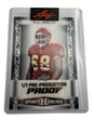 Will Shields 1/1 Pre-Production Proof Sports Heroes Leaf