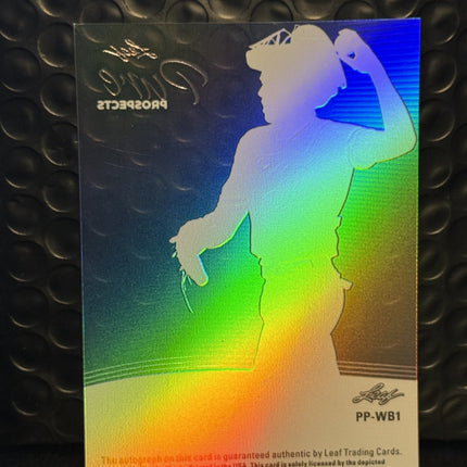 Leaf 2026 Will Brick Pick#131 Toronto Blue Jays Card#PP-WB1 Auto
