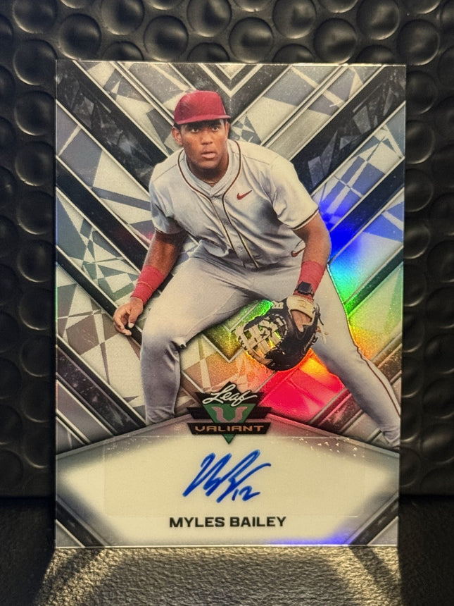 Leaf 2026 Miles Baily Pick#75 Chicago Cubs Card#VA-MB1 Auto