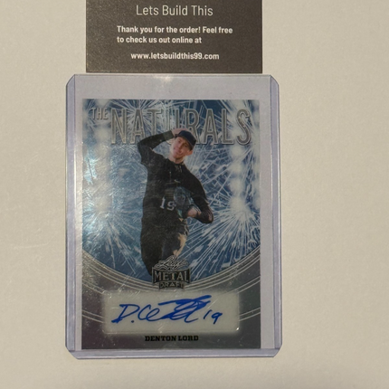 Leaf 2026 Denton Lord Pick#515 San Diego Padres Card# TN-DL1 Auto 58/75