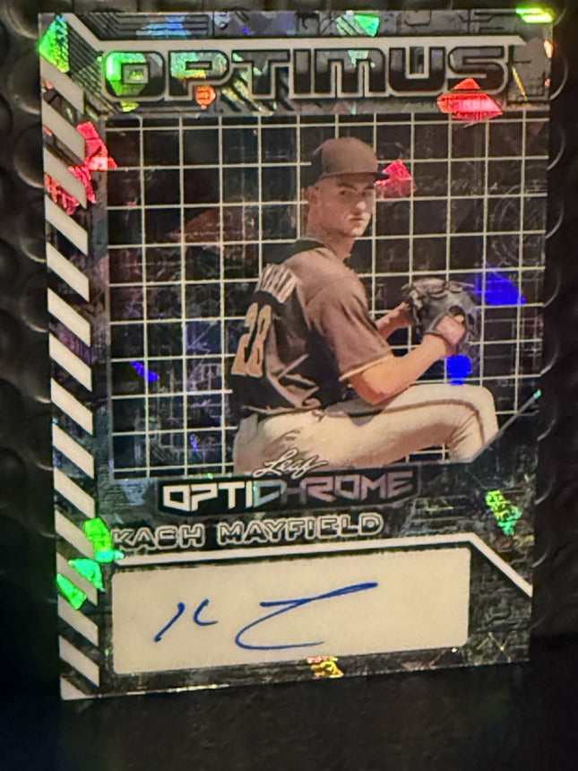 Leaf 2025 Kash Mayfield Detroit Tigers Prospect Card#OA-KM1 Auto 4/10
