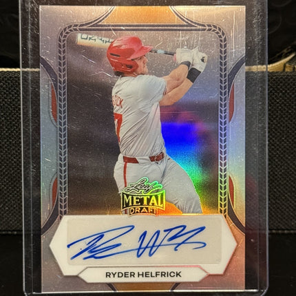 Leaf 2026 Ryder Helfrick Arizona Diamondbacks Card# BA-RH1 Auto