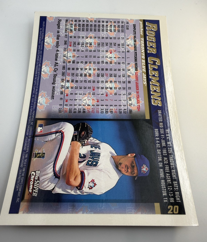 1998 Topps Roger Clemens Super Chrome Jumbos  #20