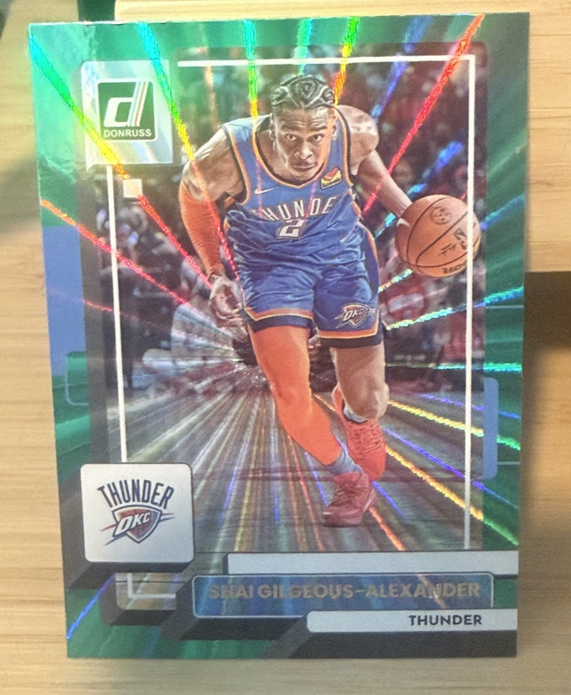 2022-23 Donruss Shai Gilgeous-Alexander Oklahoma City Thunder OKC  #100