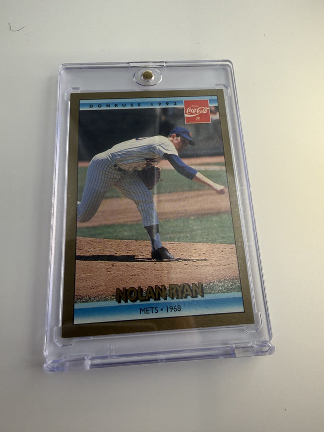 1992 Nolan Ryan Donruss Coca-Cola Career Series - #2 New York Mets LEAF