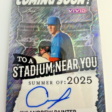 2025 Lea Vivid Stadium Near You Andrew Painter #CA-AP1 Auto 2/3