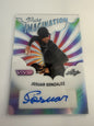 Leaf 2025 Josuar Gonzalez Vivid Pure Imagination Auto #PA-JG1 3/10 Dented Corner