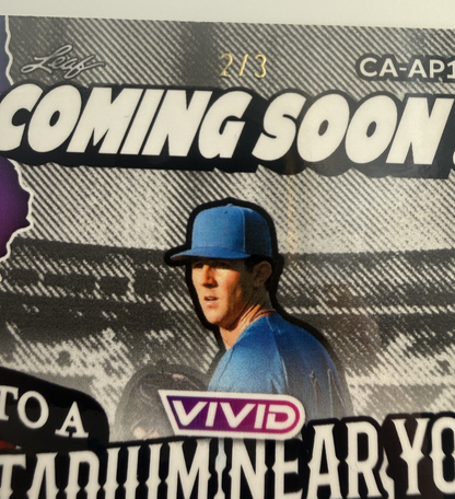 2025 Lea Vivid Stadium Near You Andrew Painter #CA-AP1 Auto 2/3