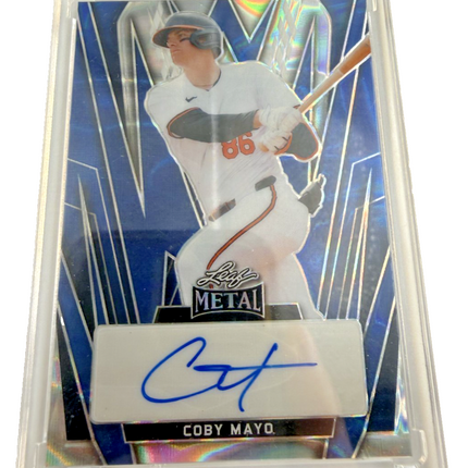 2024 Leaf Metal - Coby Mayo Autographs #BA-CM3 8/15