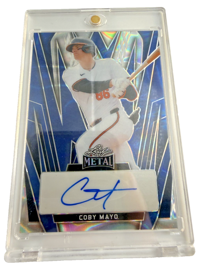 2024 Leaf Metal - Coby Mayo Autographs #BA-CM3 8/15