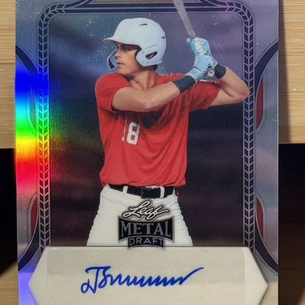 2026 Leaf Tyler Spangler #36 MLB Draft Pick Philadelphia Phillies Card#BA-TS1