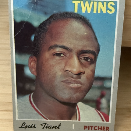 1970 Topps Luis Tiant Minnesota Twins #231