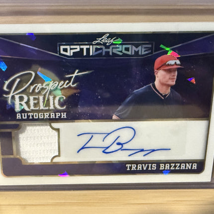 2025 Leaf Travis Bazzana Prospects Relic Auto/Jersey #PR-TB1 Auto 1/5