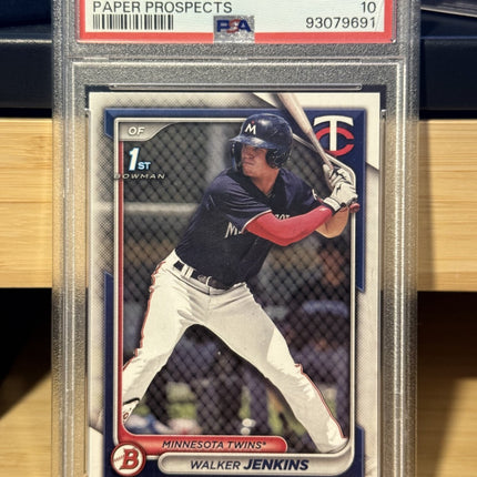 2024 Bowmans 1st Walker Jenkins Minnesota Twins #BP43 Gem MT 10 PSA