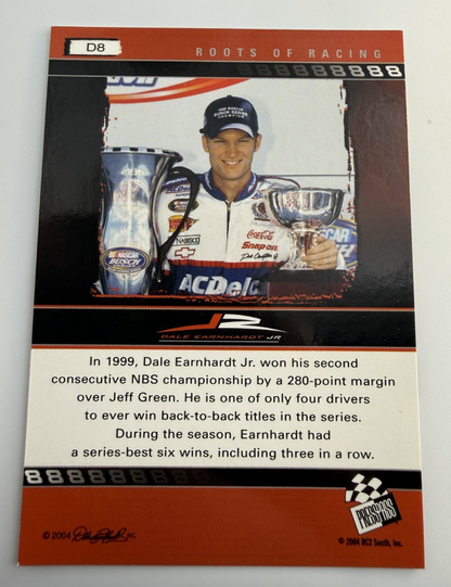 2004 Dale Earnhardt Jr Press pass Roots of Racing #D8