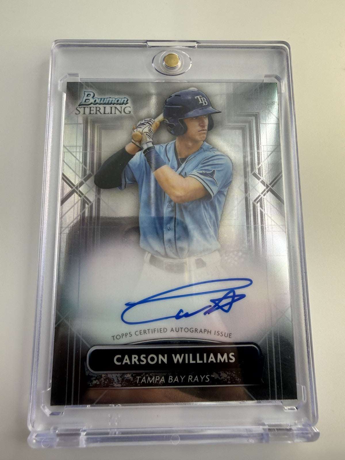 2022 Bowman Sterling Carson Williams Rookie On Card Auto Autograph #PA-CW