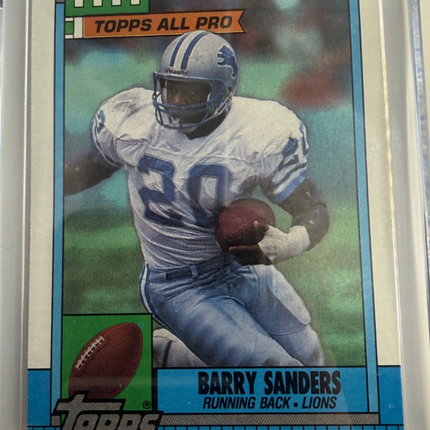 Barry Sanders 1990 Topps All -Pro Card #352 Detroit Lions