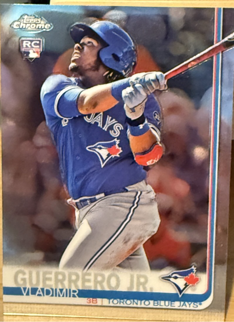 2019 Bowman Chrome Vladimir Guerrero Jr Toronto Blue Jays Rookie Card #201
