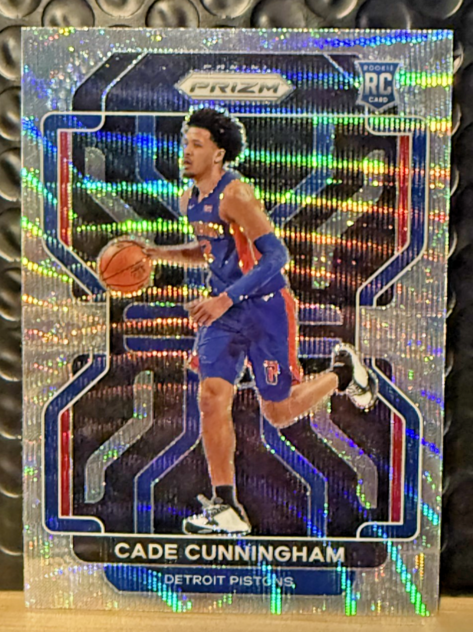 2021-22 Panini Prizm Cade Cunningham #282 Silver Prizm Rookie Card Pistons