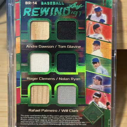 Leaf 2026 Baseball Rewind Griffy Jr Franco Ripkin Jr Thomas Canseco Bonds Ryan