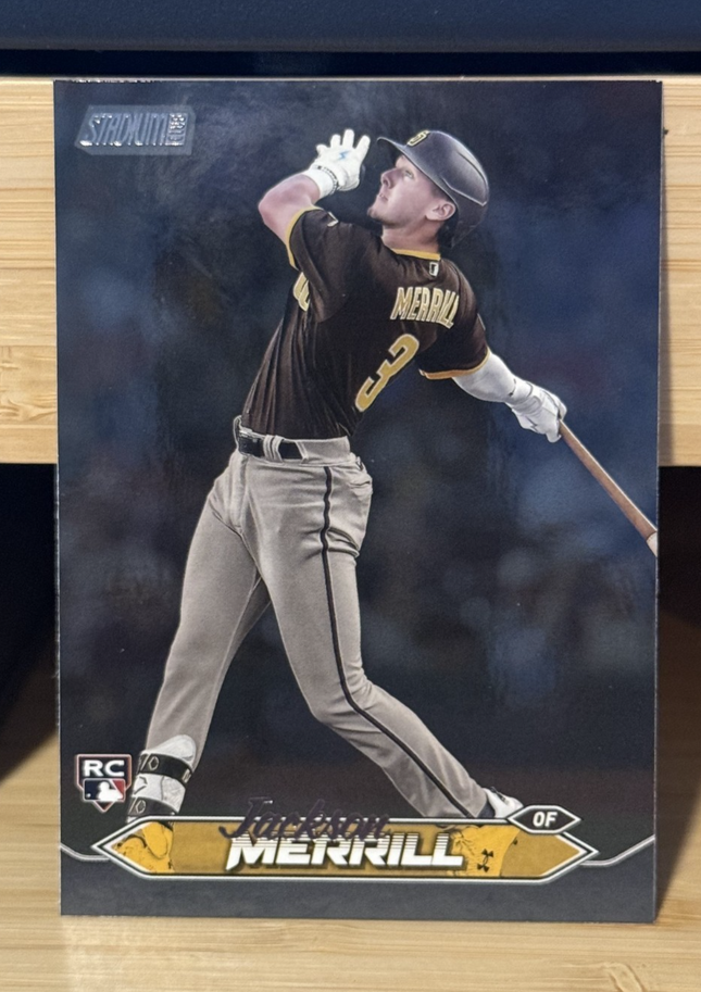 2024 Topps Jackson Merrill San Diego Padres Rookie Card #50