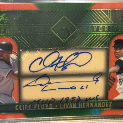 Leaf 2026 Franchise Favorites Floyd and Hernandez Card#FF-3 Auto 1/7