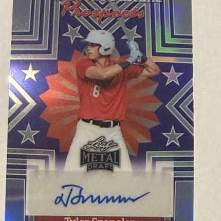 Leaf 2026 Tyler Spangler Pick#36 Phillies  Card#AP-TS1 Auto