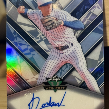 2026 Leaf Jacob Lombard Miami Marlins #14 MLB Draft Pick Card #VA-JL2 Auto 35/75