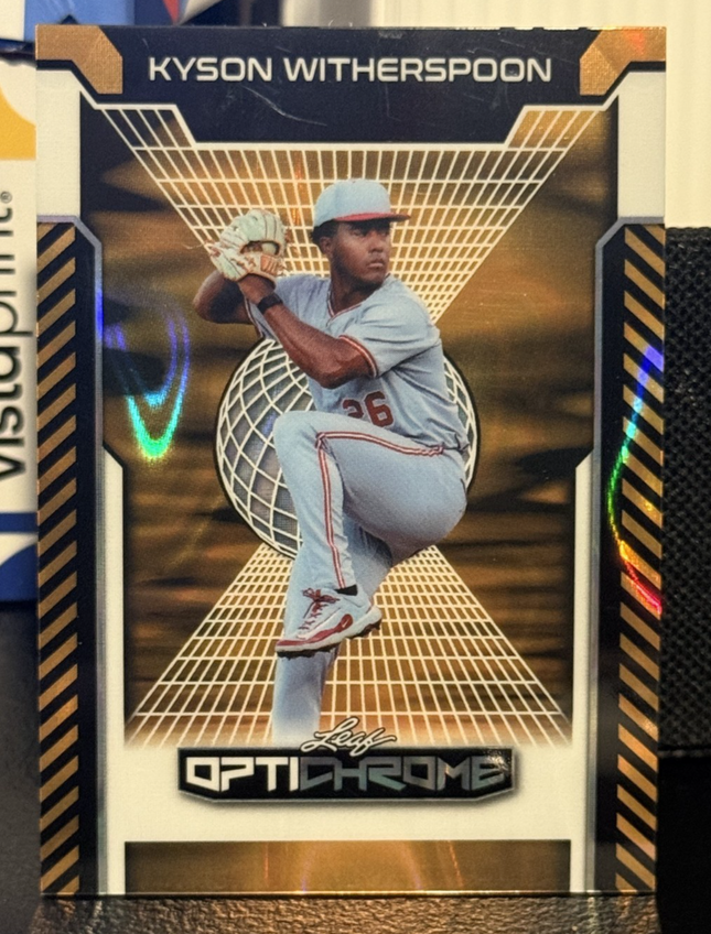 Leaf 2025 Kyson Witherspoon Boston Red Sox #4 Prospect Card #92 Auto 1/1