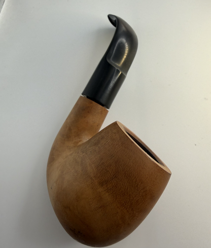 Smoking tabacco Pipe with Beautiful Brown Pipe and Black Handle