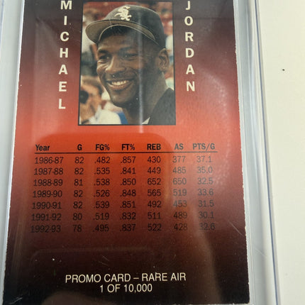 1993-94 Michael Jordan Rare Air Promo Card Baseball