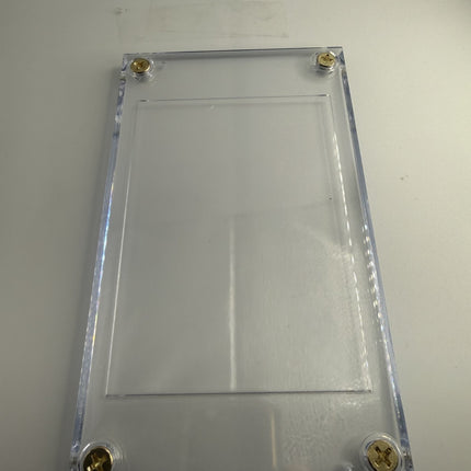 4 screwdown card holders recessed-they are used and in decent shape