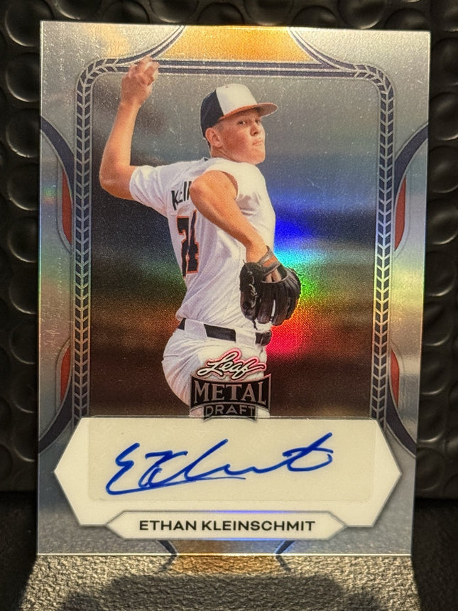 Leaf 2026 Ethan Kleinschmit Pick#52 Miami Marlins Card#BA-EK1 Auto
