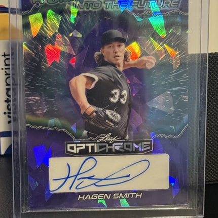 Leaf 2025 Hagen Smith MLB prospect #52 Chicago White Sox Card #FA-HS1 Auto 3/5