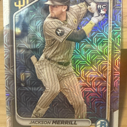 2024 Bowman Chrome Mojo Rookie Jackson Merrill San Diego Padres # 27