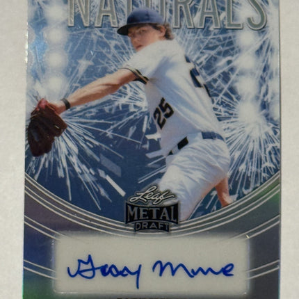 Leaf 2026 Gary Morse 2027 MLB Draft Prosect Card#TN-GM1 Auto 45/65
