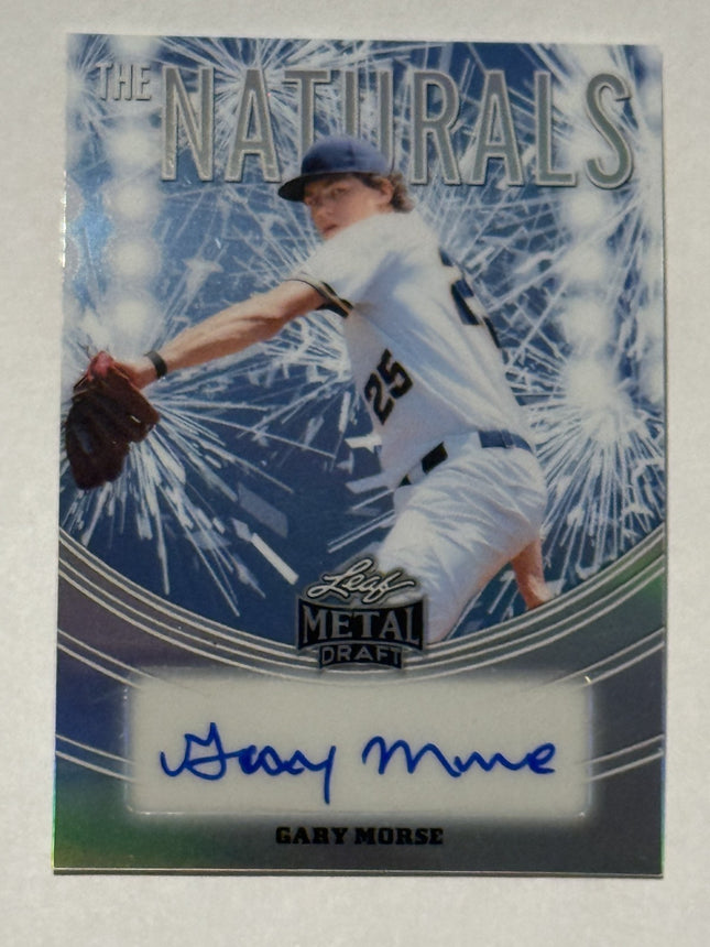 Leaf 2026 Gary Morse 2027 MLB Draft Prosect Card#TN-GM1 Auto 45/65