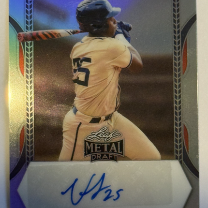 2026 Leaf Vahn Lackey Draft pick #3 Minnesota Twins Auto BA-VL1