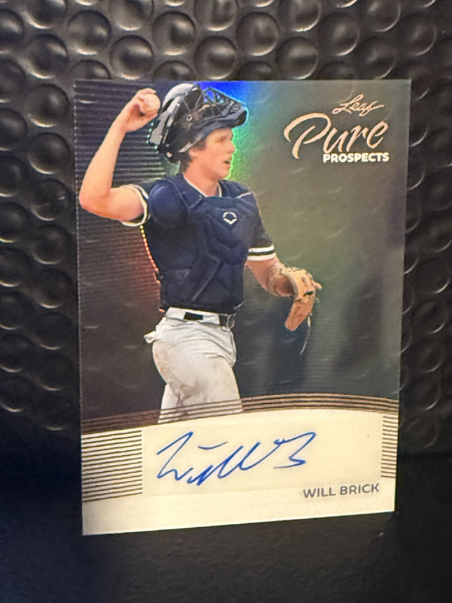 Leaf 2026 Will Brick Pick#131 Toronto Blue Jays Card#PP-WB1 Auto