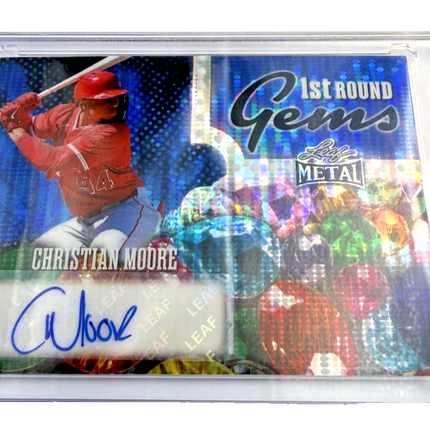 2025 Christian Moore ist Round Gems Leaf Metal #RG-CM1 7/7
