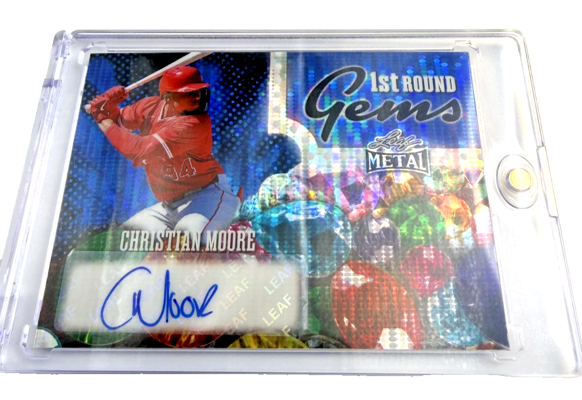 2025 Christian Moore ist Round Gems Leaf Metal #RG-CM1 7/7