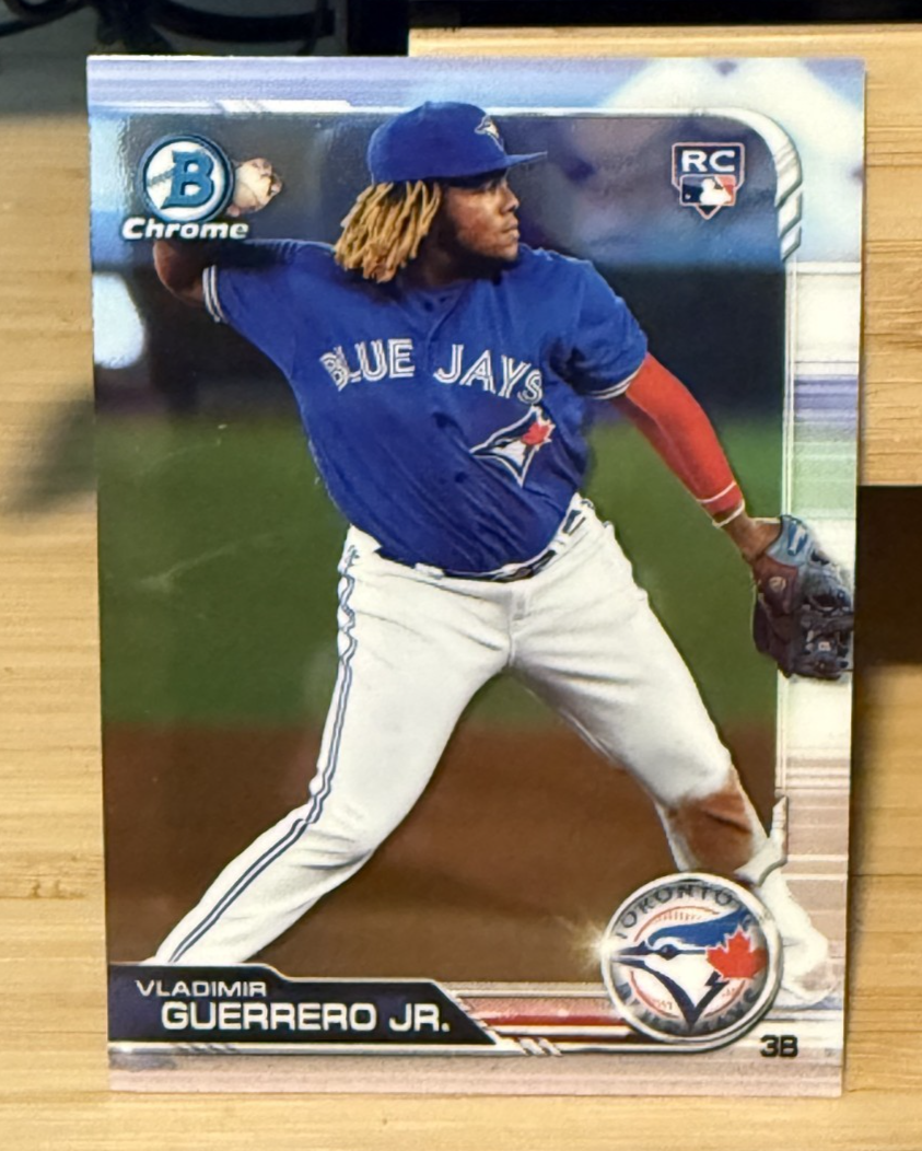 2019 Bowman Chrome Vladimir Guerrero Jr Toronto Blue Jays Rookie Card #73