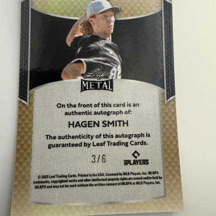 2025 Hagen Smith Leaf Metal  BA-HS1 Green Auto 3/6