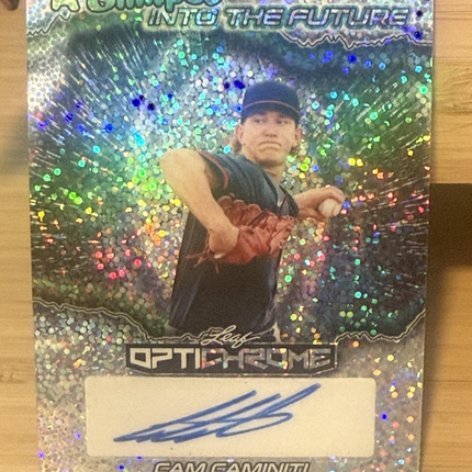 2025 Leaf Cam Caminiti Glimpse into the Future MLB #48 Prospest  #FA-CC2 -8/10
