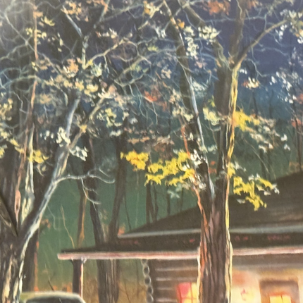 Jim Hansel "After Dark" Print signed and numbered Jim Hansel 29.5 W by 20.5 H