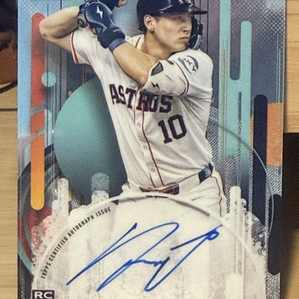 2025 Topps Finest Autograph Shay Whitcomb Houston Astros Autograph # FA-SW