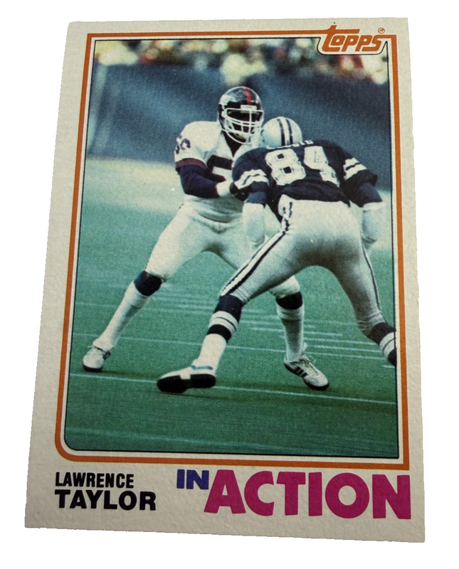 1982 Topps - Lawrence Taylor In Action #435 New York Giants